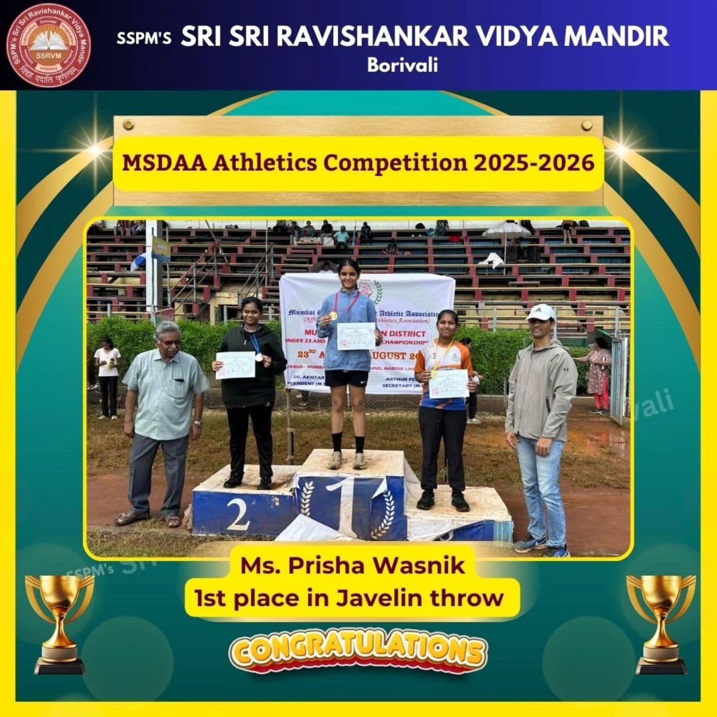 MSDAA Athletics Competition 2025–26