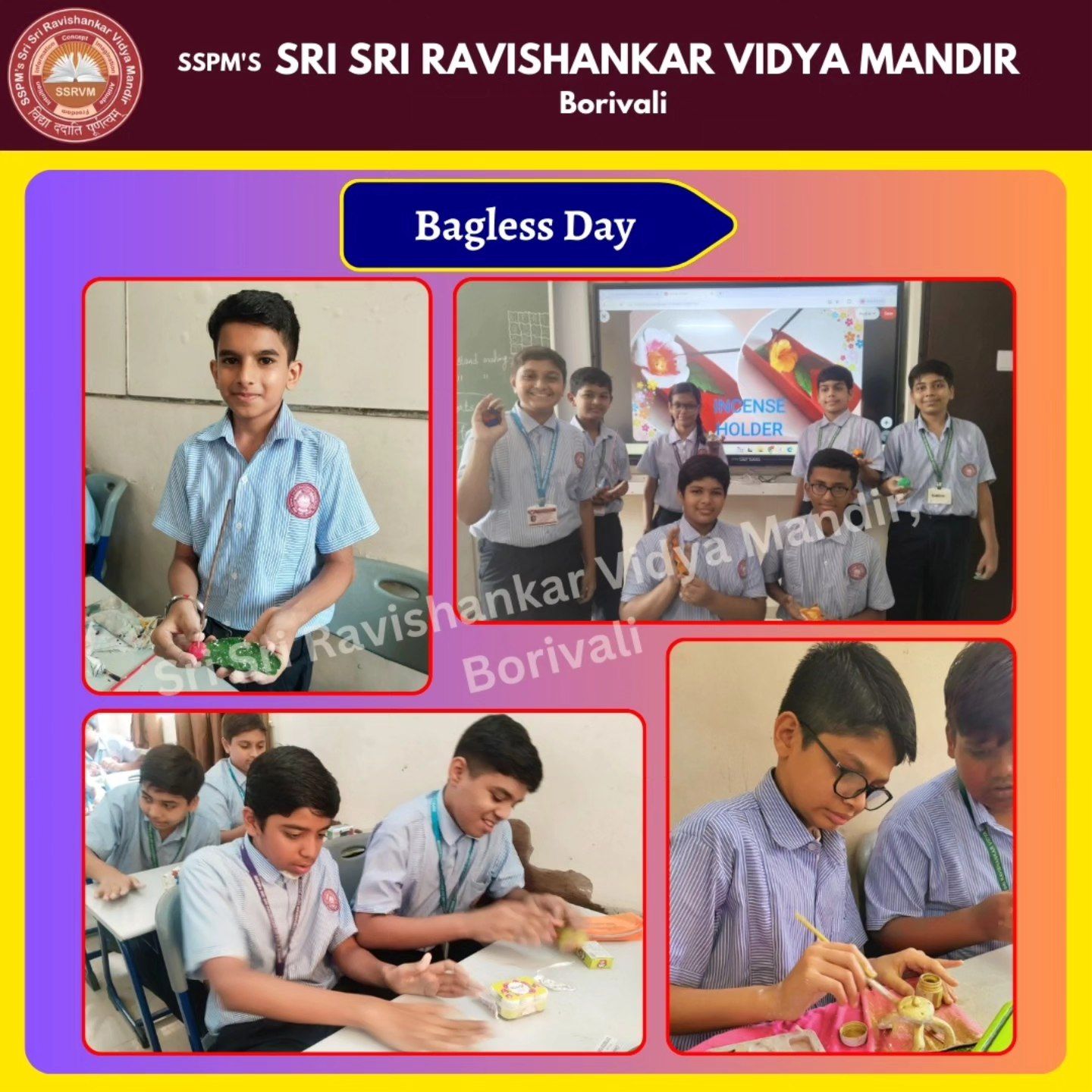 Bagless Day - Grades 6 to 8