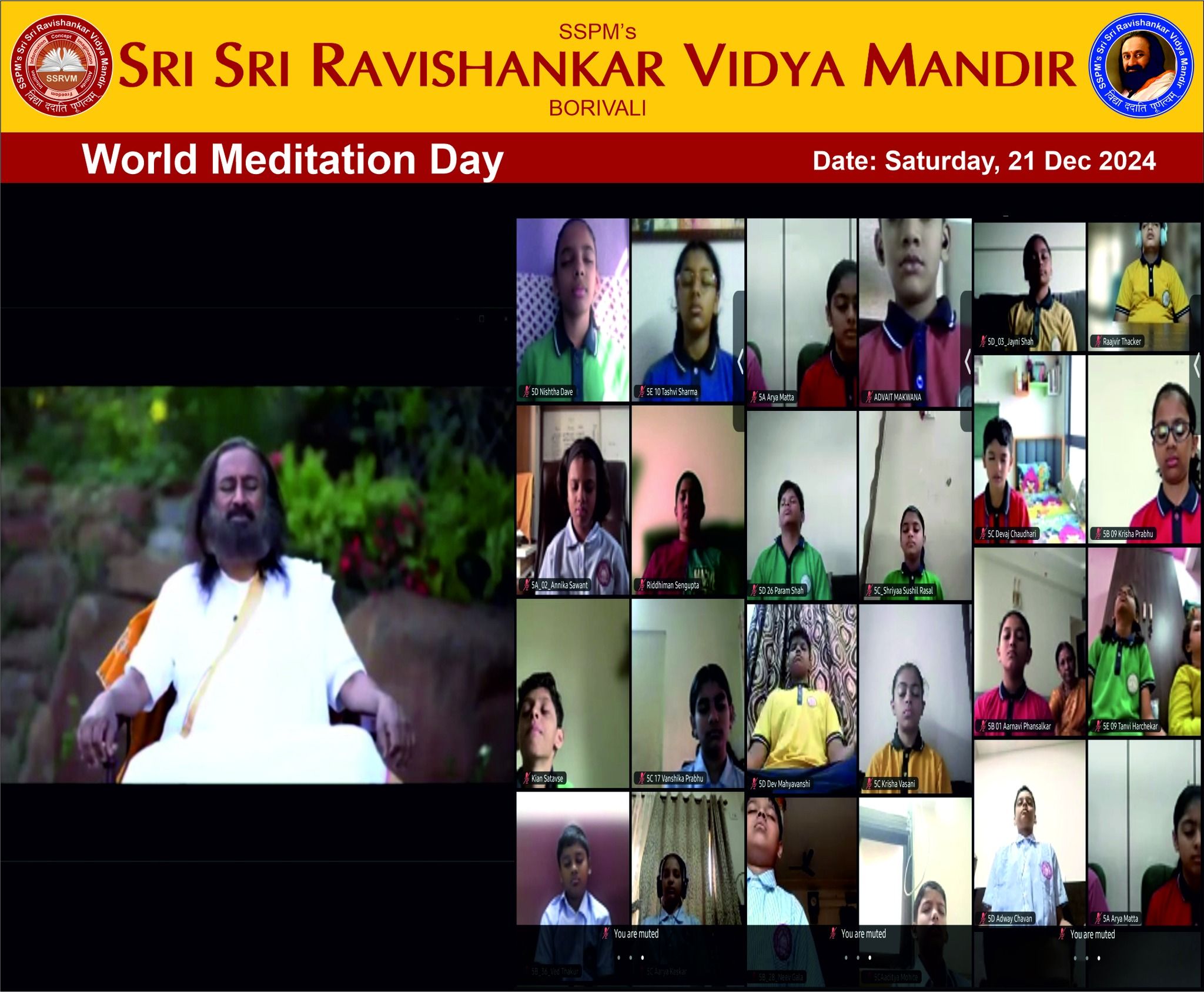 World Meditation Day - Online