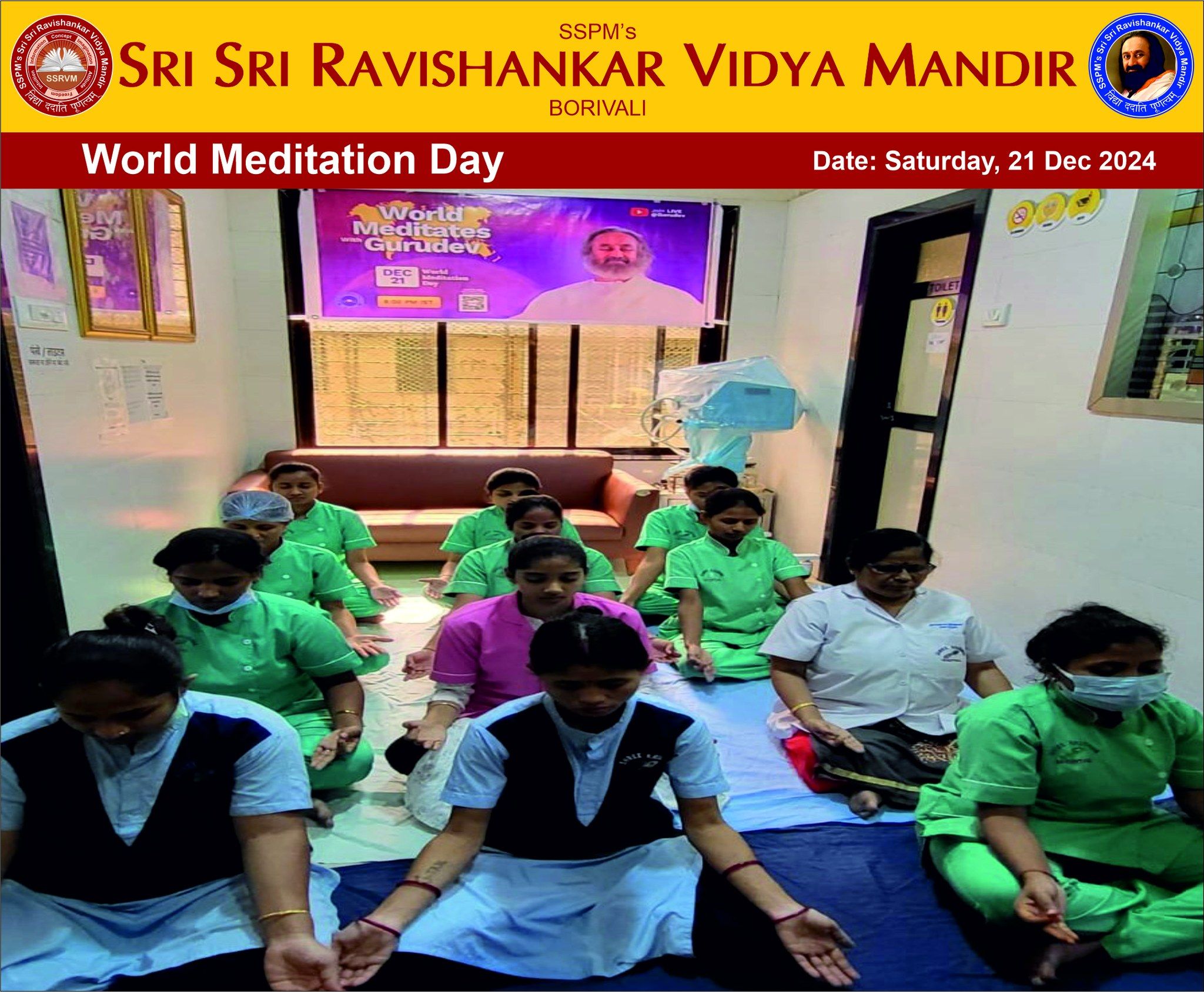 World Meditation Day - Shri Krishna Hospital